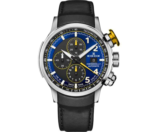 Edox 01129-TTNJCN-BUNJ Chronorally Automatic 45mm Mens watch cheap