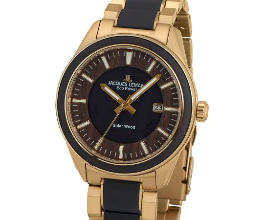 Orologio Cronografo Uomo Jacques Lemans Liverpool 1-2117H, Cassa 44 Mm, Quadrante Con Taglio Solare Grigio/nero, Cinturino Marrone. Impermeabile 20 ATM, Movimento Al Quarzo. - 3