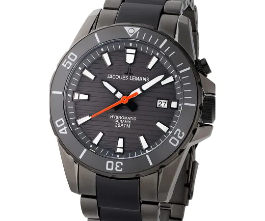 Jacques Lemans 1-2222A Hybromatic 42mm Mens watch cheap shopping