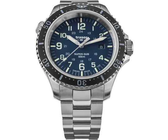 Traser 109375 P67 T25 SuperSub Blue 46 mm Mens watch cheap