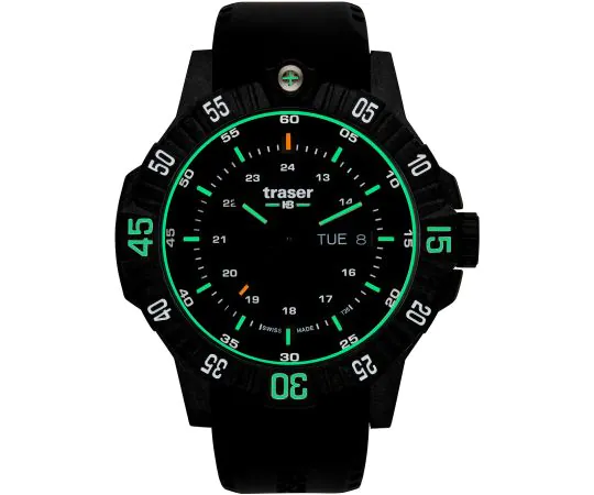 Traser 110723 P99 Q Tactical Black 46mm Mens watch cheap shopping