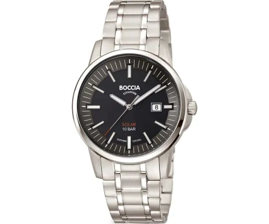 Boccia 3643-04 Men's watch Solar Titanium 39mm Mens watch cheap
