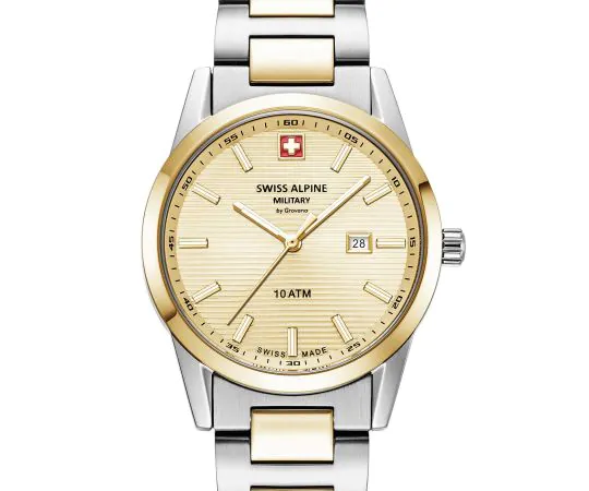 Swiss Alpine Military Argos two tone gold 34mm 10ATM