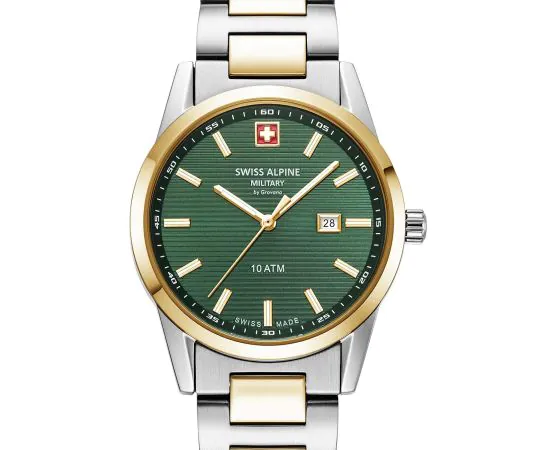 Swiss Alpine Military Argos two tone green 34mm 10ATM
