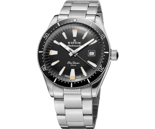 Edox 80131-3NM-NIB Skydiver Automatic 38mm Ladies watch cheap