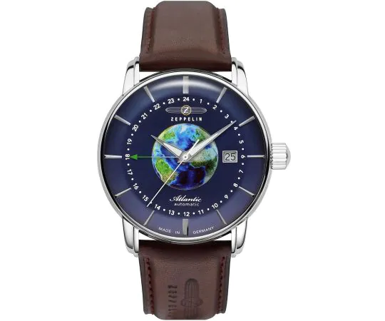 Zeppelin 84683 Atlantic Automatic GMT 43mm Mens watch cheap