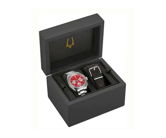 Bulova 96K115 Lunar Pilot Chronograph Special Set 43mm 5ATM Mens