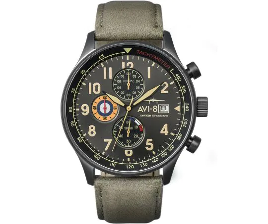 AVI-8 AV-4011-0E Hawker Hurricane Chronograph 42mm Mens watch