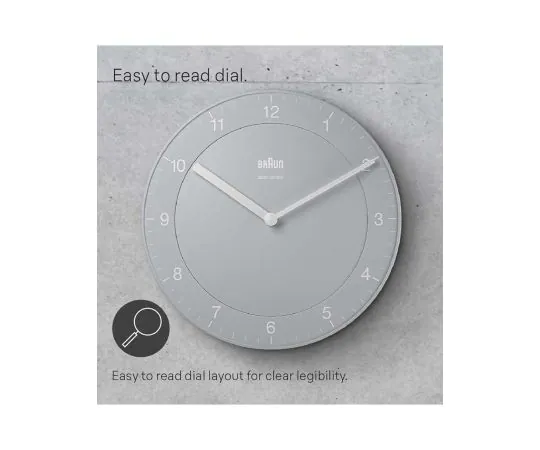 Braun BC06G-DCF Classic Radio Controlled Wall Clock 20 cm cheap