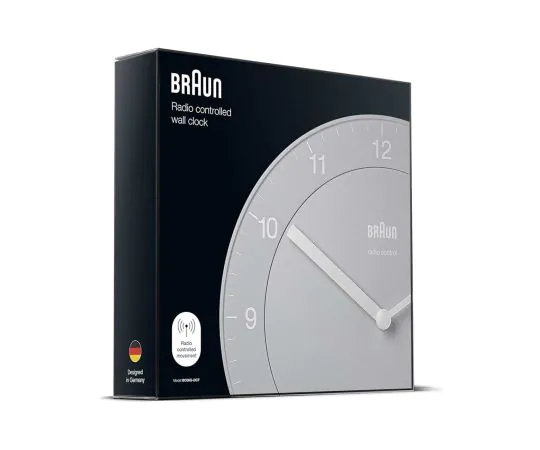 Braun BC06G-DCF Classic Radio Controlled Wall Clock 20 cm cheap