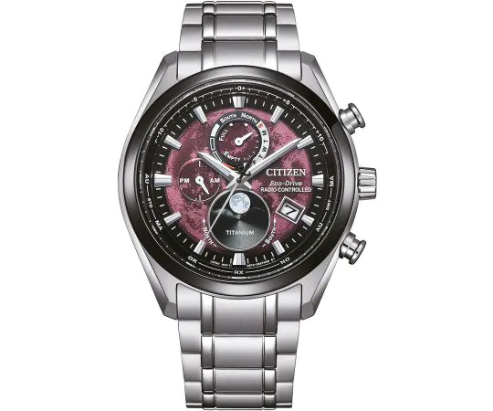 Citizen BY1018-80X Eco-Drive moon phase Titanium Radio Controlled