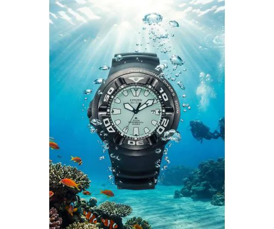 Citizen BJ8055-04X Eco-Drive Professional Diver 48mm 30ATM Mens
