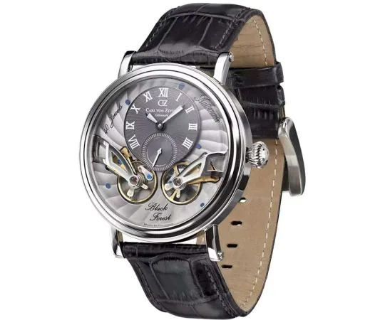 Carl von Zeyten CVZ0017SGYS Black Forest Automatic 46mm Mens