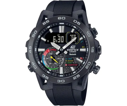casio edifice mens black casio watch