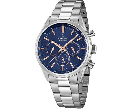 未使用 自動巻 | Festina Automatic F16082/1 Festina Swiss Made Automatic With Silver Dial #F20028-1