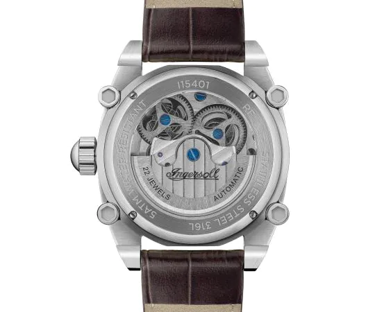 Ingersoll I15401 Varsity Dual Time Automatic 45mm 5ATM Mens watch