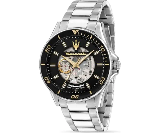 Maserati R8823140014 Sfida Automatic 44mm 10ATM Mens watch cheap