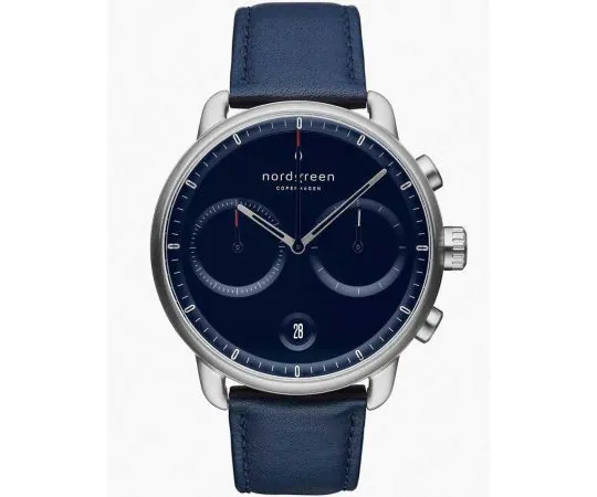 Nordgreen PI42SIVENANA Pioneer Chronograph 42mm 5ATM Mens