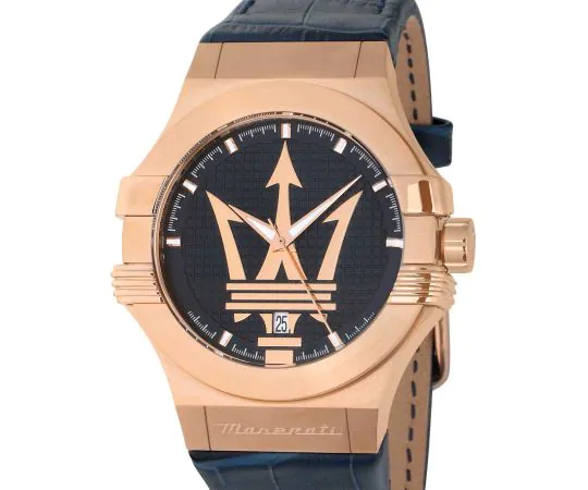 レザー マジェステ ✯ オルテガ Maserati R8851108027 Potenza 42 mm Mens watch cheap shopping