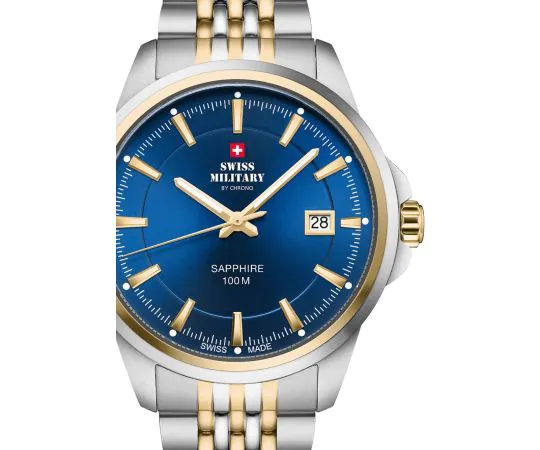 Swiss Military Classic sapphire crystal 40mm 10ATM Mens