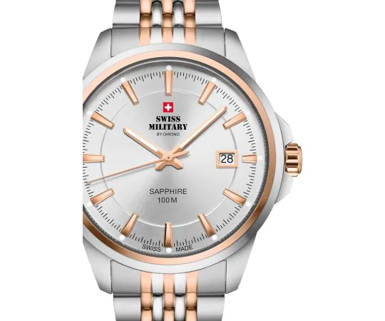 Swiss Military SM34104.07 Classic sapphire crystal 40mm 10ATM Mens