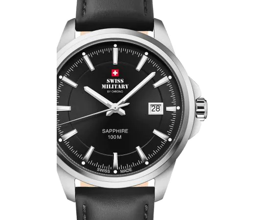 Swiss Military Classic sapphire crystal 40mm 10ATM Mens