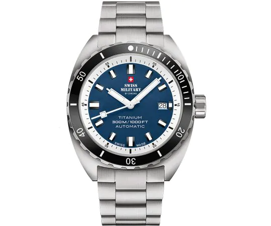 Swiss Military Diver Titanium Automatic 42 mm Mens