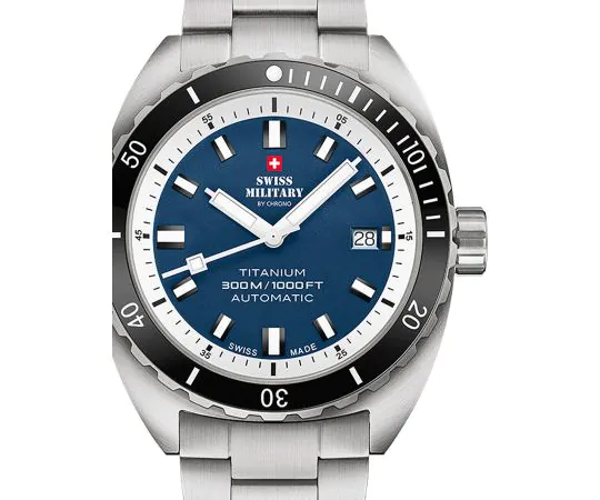 Swiss Military Diver Titanium Automatic 42 mm Mens