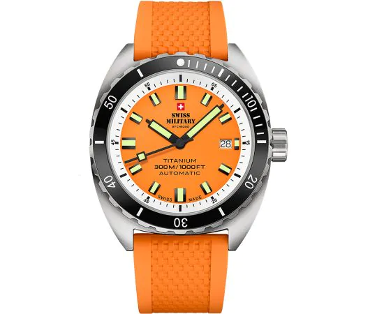 Swiss Military Diver Titanium Automatic 42 mm Mens