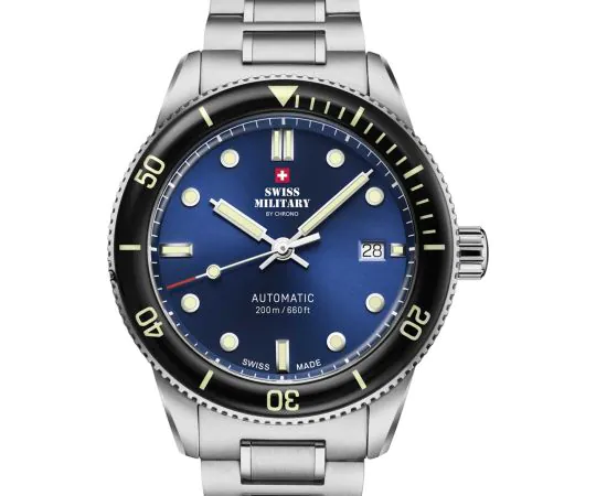 Swiss Military SMA34106.02 Automatic Diver 42mm 20ATM Mens watch