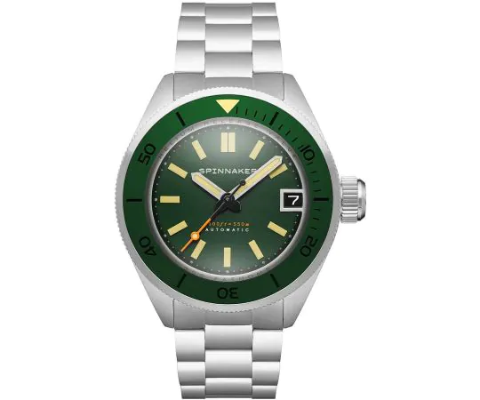 も*ち様 ほぼ未使用　SPINNAKER ピカード グリーン Spinnaker SP-5098-11 Piccard Diver Automatic 45mm Mens watch cheap