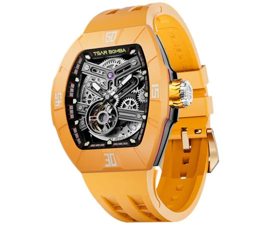 Tsar Bomba TB8218-Fluororubber-DynamicYellow - Mens watch by now