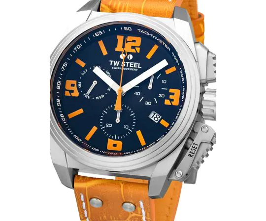 TW-Steel TW1112 Canteen Chronograph 46mm Mens watch cheap shopping