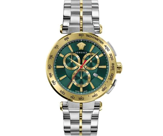 ✨極美品 00s VERSACE aino watch archive y2k Versace VE6CA0523 Aion Chronograph 45mm Mens watch cheap shopping