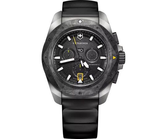 Victorinox 腕時計 ブラックダイヤル 時計 Victorinox 241988.1 I.N.O.X Titanium Chronograph 43mm 20ATM Mens