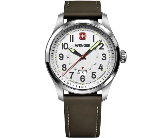 Wenger 01.0541.120 Terragraph 43mm 10ATM Mens watch cheap shopping