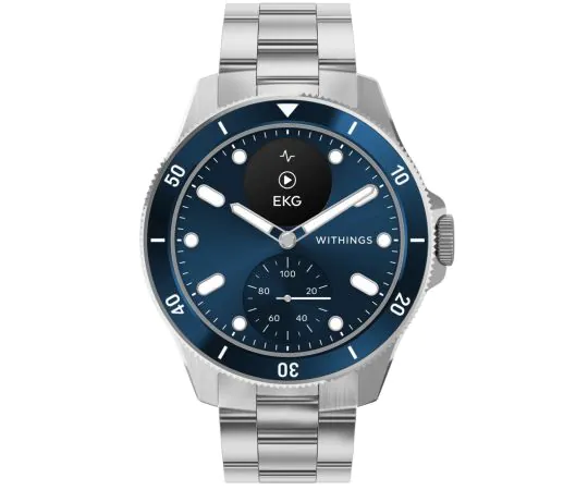 Withings HWA10-model 7-All-Int ScanWatch Nova Blue 43mm 10ATM Mens