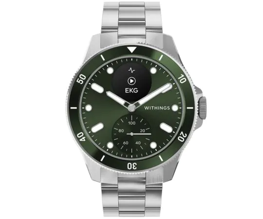 Withings HWA10-model 8-All-Int ScanWatch Nova Green 43mm 10ATM