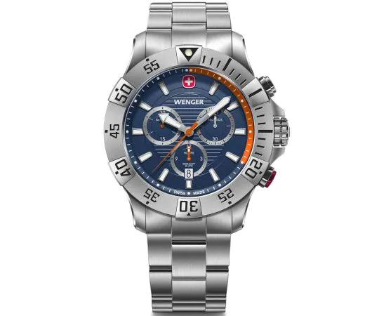 Wenger 01.0643.125 Seaforce Chronograph 43mm 20ATM Mens watch