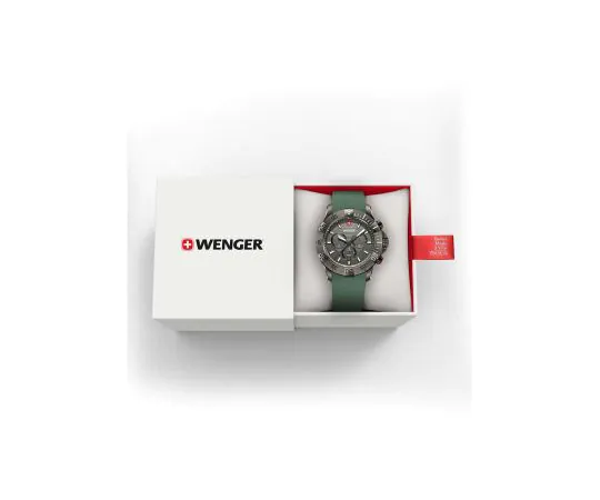 Orologio da polso Wenger Seaforce 101 Argento-Nero - Swiss Made Direct