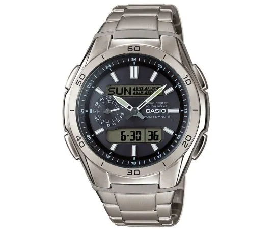 ★カシオ電波ソーラーwave ceptor WVA-M650TDチタン★ wave ceptor MULTIBAND6 ソーラー電波時計 (チタン) CASIO