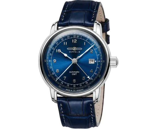 Zeppelin 76683 LZ126 Los Angeles Autom. GMT 43mm Mens watch cheap