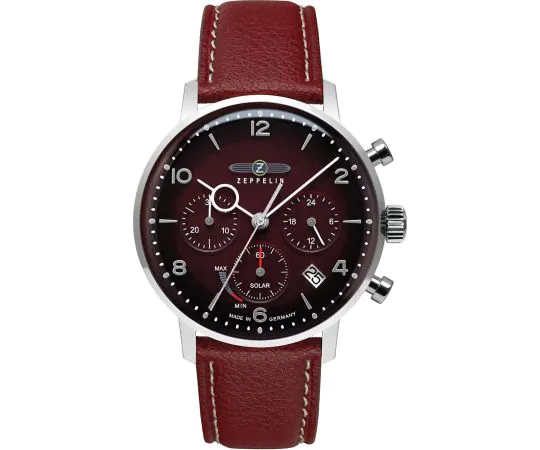 Zeppelin 80862n LZ-129 Hindenburg Solar-Chronograph 41mm 5ATM Mens