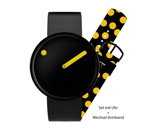 Wrist Watch Picto Uhr Kaufen PICTO 43388-SET Unisex Watch Black