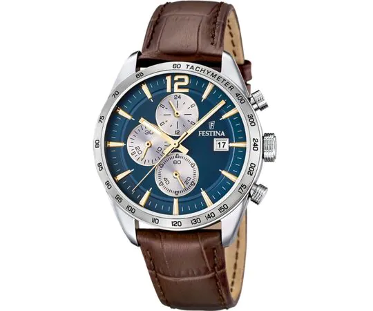 Luxury Watches Braun Watch Festina F16760/7 Chronograph 44mm