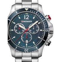 Wenger 01.0643.115 Seaforce Chronograph Mens Watch 43mm 20ATM