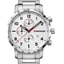 Wenger 01.1543.110 Attitude Chonograph Mens Watch 44mm 10 ATM