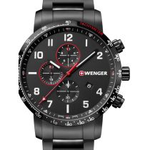 Wenger 01.1543.115 Attitude Chronograph Mens Watch 44mm 10ATM