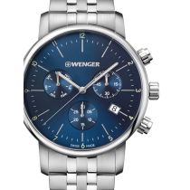 Wenger 01.1743.105 Urban Classic Chronograph Mens Watch 44mm 10 ATM