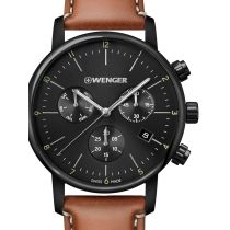 Wenger 01.1743.115 Urban Classic Chronograph Mens Watch 44mm 10ATM